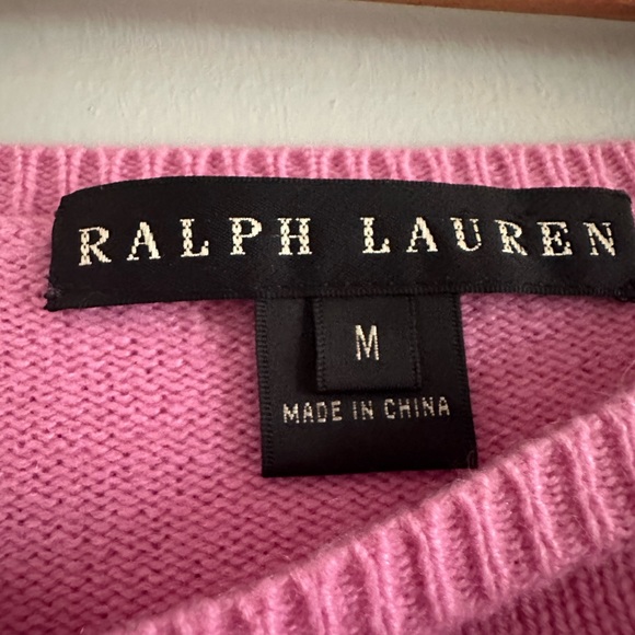 Ralph Lauren black label pink cashmere sweater - Picture 4 of 6
